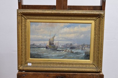 Lot 320 - 'Hubert' Thornley, (William Anslow Thornley, fl.1858-1898) - "A Fresh Breeze, Mouth of the Medway"