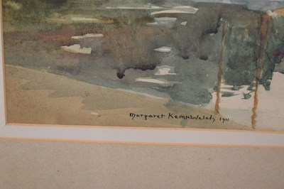 Lot 563 - Margaret Kemp Welch (British, 1874-1968) - Watercolour - Harbour scene