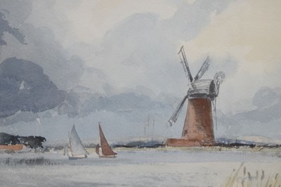 Lot 368 - Leslie Lancelot Hardy Moore (British, 1907-1997) - Three Norfolk watercolours