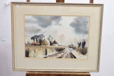 Lot 368 - Leslie Lancelot Hardy Moore (British, 1907-1997) - Three Norfolk watercolours