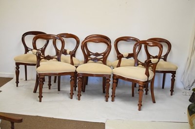 Lot 607 - Set of eight late 20th Century chairs