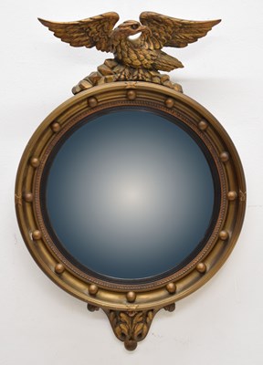 Lot 652 - Reproduction convex wall mirror