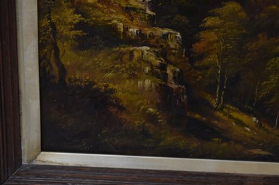 Lot 570 - George Willis Pryce (1866-1949) - Oil on canvas - View of Swiss Valley