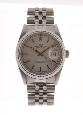 Lot 62 - Rolex - Gentleman’s Oyster Perpetual Datejust Chronometer, ref. 16220