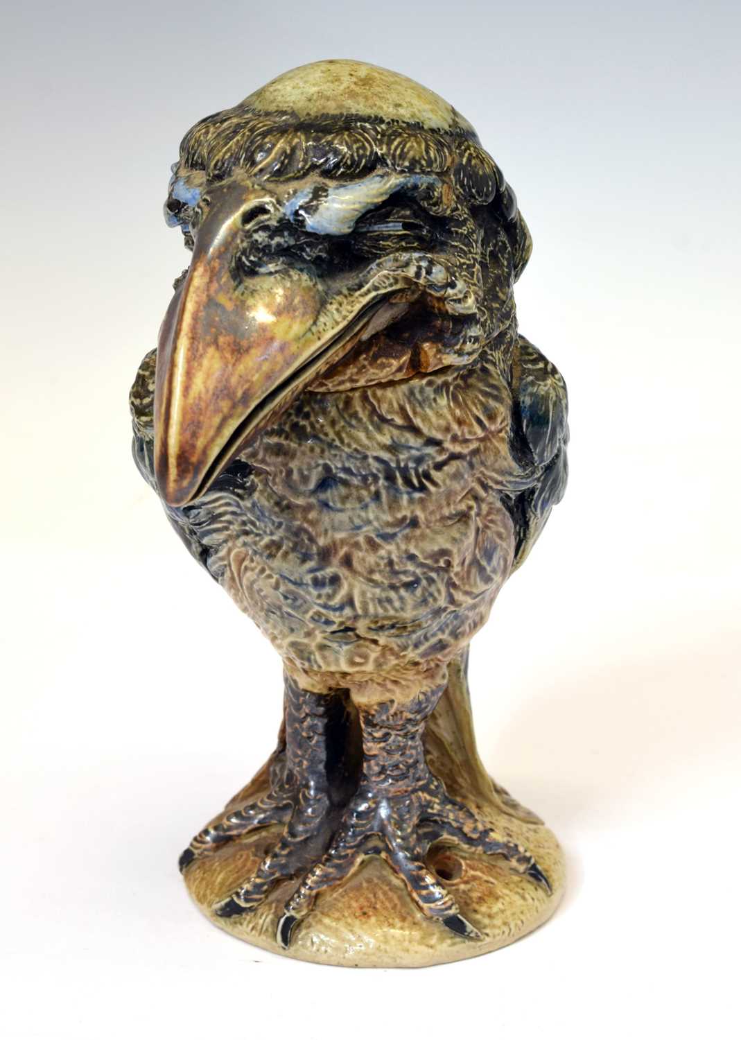 Lot 222 - Martin Brothers stoneware sculptural bird jar