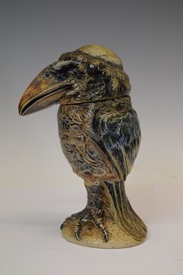 Lot 222 - Martin Brothers stoneware sculptural bird jar