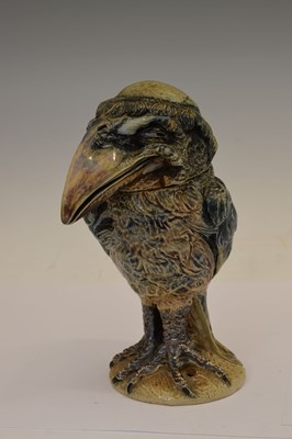 Lot 222 - Martin Brothers stoneware sculptural bird jar