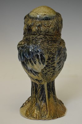 Lot 222 - Martin Brothers stoneware sculptural bird jar