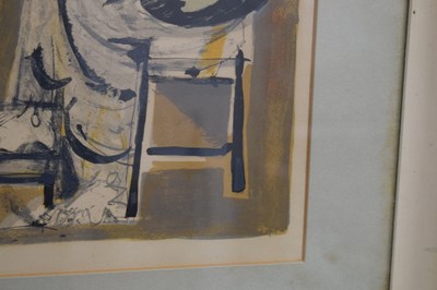 Lot 390 - Antoni Clavé (Spanish, 1913-2005) - Signed lithograph - 'Le Femme-Peintre Au Coq'