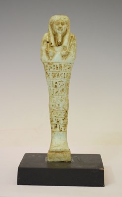 Lot 350 - Egyptian shabti of of the Semaref priest Semataui / Sematawi