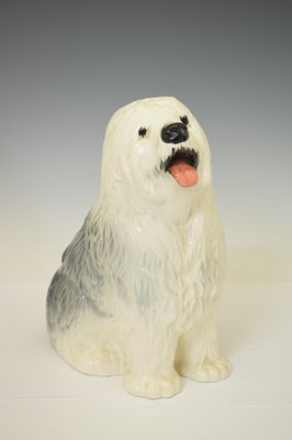 Lot 398 - Beswick - Large Beswick Pottery Old English Sheep Dog, German Shepherd 'Ulrica of Brittas', etc