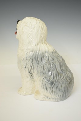 Lot 398 - Beswick - Large Beswick Pottery Old English Sheep Dog, German Shepherd 'Ulrica of Brittas', etc