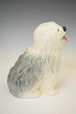 Lot 398 - Beswick - Large Beswick Pottery Old English Sheep Dog, German Shepherd 'Ulrica of Brittas', etc
