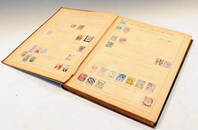 Lot 241 - Victorian 'Illustrated Postage Stamp Album' containing a selection of 19th Century postage stamps