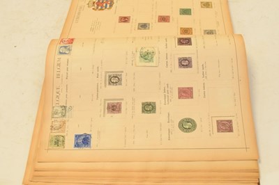 Lot 241 - Victorian 'Illustrated Postage Stamp Album' containing a selection of 19th Century postage stamps