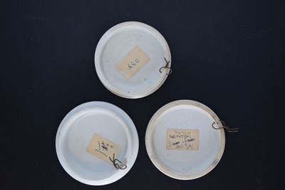 Lot 476 - Three 19th century Pratt ware pot lids Dangerous Skating, Alas Poor Bruin, and Dutch Winter Scene