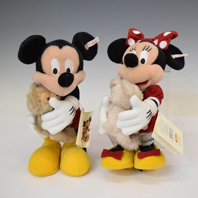 Lot 445 - Steiff - Epcot limited edition Mickey and Minnie Mouse