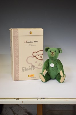 Lot 451 - Steiff - Limited edition 'Teddy Bear 1908' in green