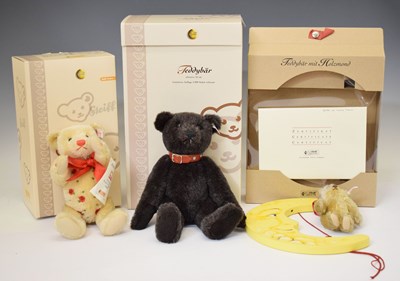 Lot 448 - Steiff - Limited edition boxed 'Ours Teddy' black bear (038150 )