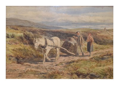 Lot 565 - Duncan McLaurin, (Scottish, 1849-1921) – Watercolour – Gathering firewood