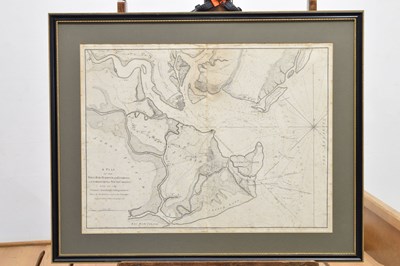 Lot 289 - American Interest - William Faden, (1749-1836) - Plan of Charlestown South Carolina, 1780