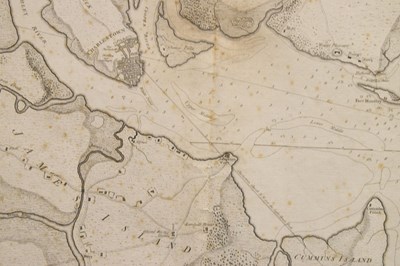 Lot 289 - American Interest - William Faden, (1749-1836) - Plan of Charlestown South Carolina, 1780