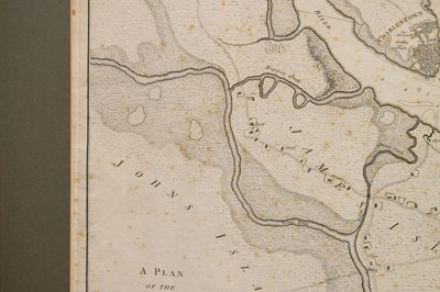 Lot 289 - American Interest - William Faden, (1749-1836) - Plan of Charlestown South Carolina, 1780