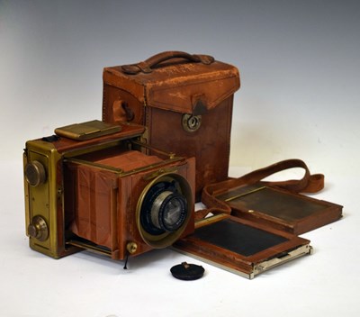 Lot 427 - Ernemann-Werke AG Tropen Tropical Klapp collapsible strut plate camera