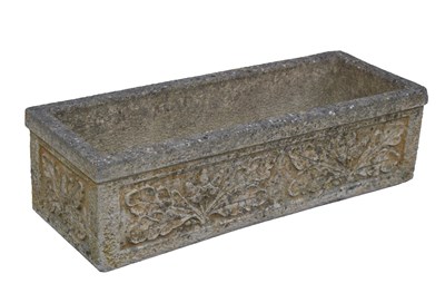 Lot 654 - Composition stone garden planter / trough