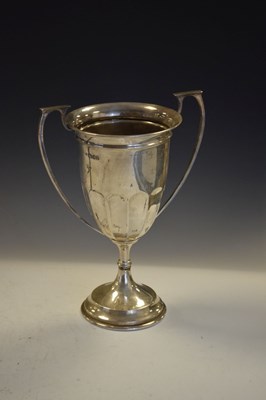 Lot 195 - Edward VIII silver trophy cup with presentation inscription 'Ivor Heath Boxing Club