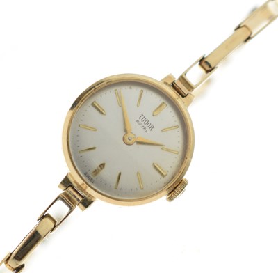 Lot 226 - Tudor Royal - Lady's 1960s 9ct gold cocktail watch