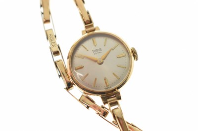 Lot 226 - Tudor Royal - Lady's 1960s 9ct gold cocktail watch