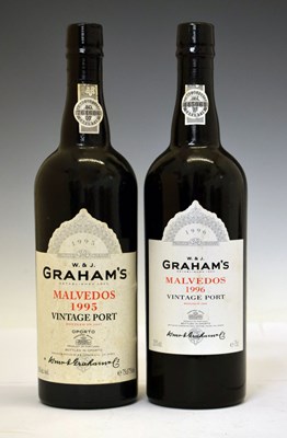 Lot 513 - W & J Graham's Malvedos vintage port, 1996 & 1997