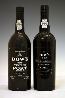 Lot 509 - Dow's vintage port, 1991, and Dow's Quinta do Bomfim, 1998