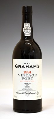 Lot 510 - W & J Graham's vintage port, 1991