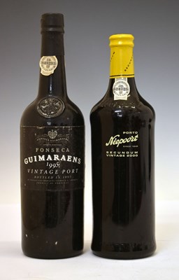 Lot 478 - Fonseca Guimaraens vintage port, 1995, and Niepoort Secundum, 2000