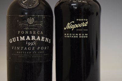 Lot 512 - Fonseca Guimaraens vintage port, 1995, and Niepoort Secundum, 2000