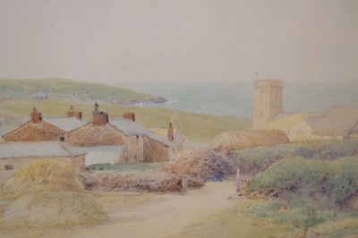 Lot 587 - William Edward Croxford (1851-1926) - Watercolour - Coastal scene