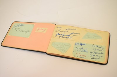 Lot 197 - A set of Beatles autographs on a single page with autograph album