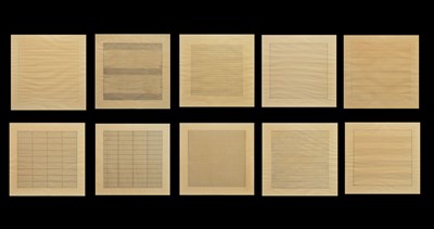 Lot Agnes Martin (Canadian / American 1912-2004) - Stedelijk Museum Portfolio set of ten lithographs