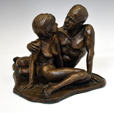 Lot 161 - Angela Bishop - Bronze figure group, 1999