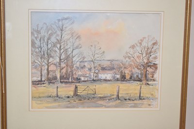 Lot 580 - Barry Paine - Two watercolours - Rural landscapes