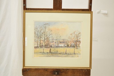 Lot 580 - Barry Paine - Two watercolours - Rural landscapes