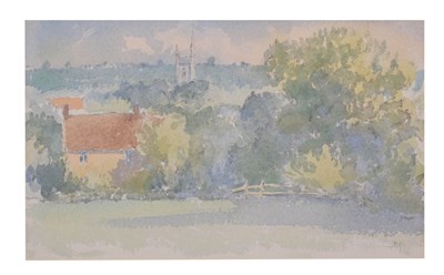 Lot 580 - Barry Paine - Two watercolours - Rural landscapes
