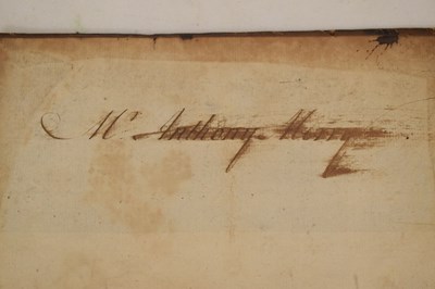 Lot 386 - Henry Saxby - 'The British Customs', London 1757, from the library of Anthony Merry (1756-1835)