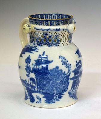 Lot 205 - Swansea Cambrian Pearlware puzzle jug