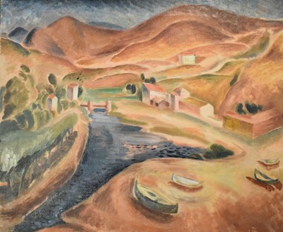 Lot 671 - Manner of Paul Nash - Oil on canvas