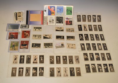 Lot 370 - Group of boxing related cigarette and trading cards