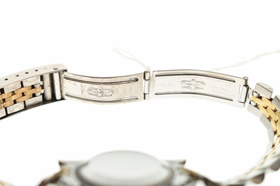 Lot 77 - Rolex - Lady's Datejust, bi-colour bracelet watch