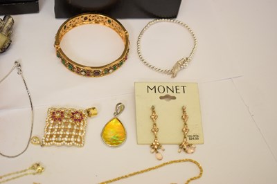 Lot 204 - Butler & Wilson necklace and earrings, Joan Rivers earrings, Swarovski glasses, etc